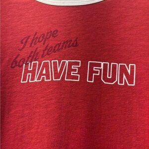 Maeve Red 'HAVE FUN' Graphic Tee